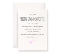 MAGJUCHE Granddaughter Birthday Card, Loved Always, Inspirational for Her
