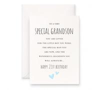 MAGJUCHE Grandson Birthday Card, 21st Milestone for Grandson, Loved