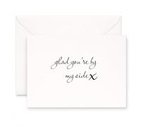 MAGJUCHE Love Card for Partner, Husband, Glad You're by My Side