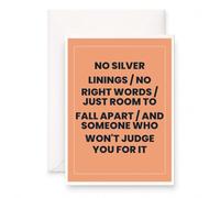 MAGJUCHE Sympathy Card for Adults, No Right Words Emotional Support