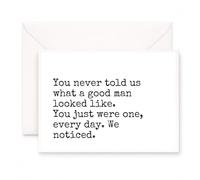 MAGJUCHE Sympathy Greeting Card for Loss of Father, Blank Inside with Envelope, Inspirational Tribute, 5x7 Inch