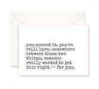 MAGJUCHE Thinking of You Card for Adults, Still Here Inspirational Support