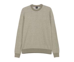 Maglia a girocollo basic- male- Hugo- Round-neck Knitwear- Green- XL- Knitwear XL