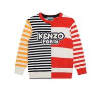Maglia girocollo in filo a manica lunga con Patch Logo Frontale - male - Kenzo - Kids Sweatshirts - Multicolor - 12 Y - Kids 12 Y