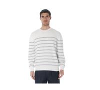 Maglia girocollo moulinè con righe orizzontali- male- 04651/ A trip in a bag- Round-neck Knitwear- Multicolor- L- Knitwear L