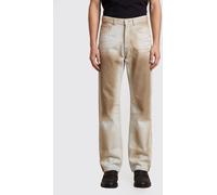 MAGLIANO Flattone Mid-Rise Straight Fit Jeans in Worn-Effect Denim - Size: L - male