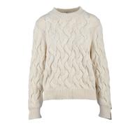 Maglione Intrecciato - female - PANICALE - Round-neck Knitwear - White - M - Knitwear M