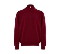 Maglione Lupetto con Mezza Zip - male - Gran Sasso - Turtlenecks - Red - M - Knitwear M