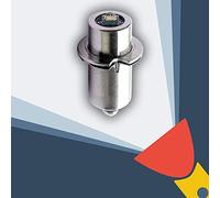 MagLite LED Conversion/Upgrade Bulb 375LM MAG-NUM Star II bi-pin 2D/2C Cell Torch/Flashlight CREE XP-G2