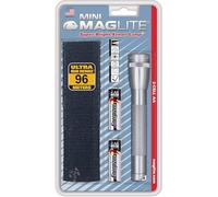 Maglite M2A09HU/M2A09H flashlight - flashlights (Hand flashlight, Grey, Silver, Aluminium, Incandescent, AA, Alkaline)