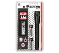 Maglite Mini AA LED Pro Black - 332 lumens - 172m beam - holster pack