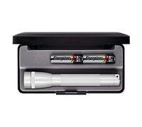 Maglite Mini Incandescent 2-Cell AA Flashlight in Presentation Box, Silver