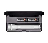 Maglite Mini Incandescent 2-Cell Aa Flashlight In Presentation Box, Silver