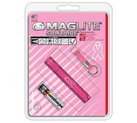 Maglite Solitaire Incandescent 1-Cell AAA National Breast Cancer Foundation Flashlight Pink