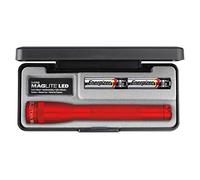 Maglite SP22037F Mini Maglite 2AA Multimode LED Torch 17 cm with Max. 31 Hours Battery Life Incl. 2 AA Batteries in Case Red
