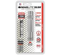 Maglite XL50-S3106 MagLite-163-000-038 Flashlights, Silver, Compact