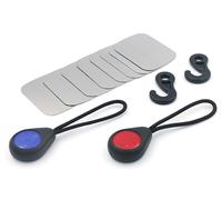 MagLoop - High-strength N52 neodymium utility magnets. Easy lift-off design with practical loop-on cords and tool hooks. Pack of two. UK-made. (Standard)