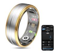 MagLoop Smart Ring Health Tracker for Men/Women,Fitness Ring Sleep Tracker,Fast Charging for Long-Lasting Use,for Pedometer Exercise,Monitor Sleep, Heart Rate, Stress,Waterproof (Silver, 11)
