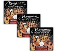 Magma - 3 Sets Crystal Nylon VENEZUELAN CUATRO Strings - 4 String Sets de Cuerdas para VENEZUELAN CUATRO (CV110)