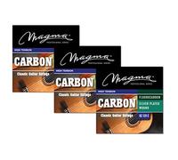 Magma - 3 Sets of Silver Copper Spanish Guitar Strings, 1°, 2° and 3° Flurocarbon - High Tension - (GC120C)
