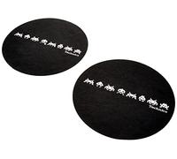 Magma 60687 Technics Slipmat Space Invaders, black,white