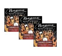 Magma Charango Strings - Crystal Nylon & Fluorocarbon Set with Special 3rd String - 3 Sets