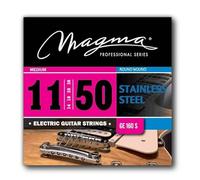Magma - Electric Guitar Strings - Medium Stainless Steel Electric Guitar Strings, 3mm - 12.7mm (11-50 Gauge) - GE160S - 1 Set