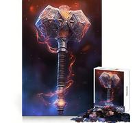 Magma Hammer Jigsaw Puzzles for Adults 1000 Pieces Brain Skill Accurate Edge Pattern Build Home Decor (38x26cm)