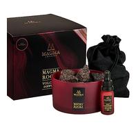 Magma London - Volcanic Rocks Essential Oil Diffuser - Red Cashmere Home Fragrance - Long Lasting Organic Aroma Stones 15ml
