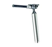 MAGMA Unisex Rock N Roll LeveLock All-Angle Adjustable Fish Rod Holder Mount - Silver
