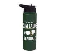 Magna Cum Laude Graduate Graduation School Class Stainless Steel Insulated Water Bottle