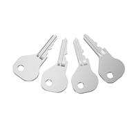 Magna Latch Replacement Keys, 4 Pack 62462 Keys - Compatible with D&D MagnaLatch Series 2 (Old Style, Downward-Facing Keyhole) & LokkLatch - for Yard, Garden & Pool Gate Safety Latches