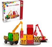 Magna-Tiles Builder 32 Piece Set, The Original Magnetic Building Tiles For Crea