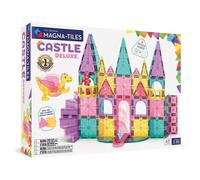MAGNA-TILES Castle DLX 48-teiliges Magnetbauset - Die Original Magnetbaumarke
