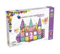 MAGNA-TILES Castle DLX 48-teiliges Magnetbauset - Die Original Magnetbaumarke