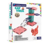 MAGNA-TILES® Cat Tree 13-Piece Magnetic Construction Set, The Original Magnetic Building Brand