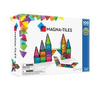 MAGNA-TILES Classic 100-Piece Magnetic Construction Set, The ORIGINAL Magnetic