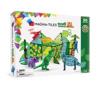 MAGNA-TILES Dino World XL 50-Piece Magnetic Construction Set, The ORIGINAL