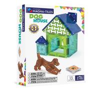 MAGNA-TILES Dog House 13-Piece Magnetic Construction Set, The Original Magnetic Building Brand