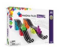 Magna-Tiles Downhill Duo 40-Piece Magnetic Construction Set, The Original
