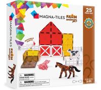 MAGNA-TILES Farm Animals 25-Piece Magnetic Construction Set, The ORIGINAL Magne