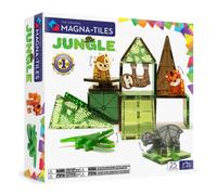 MAGNA-TILES Jungle Animals 25-Piece Magnetic Construction Set, The ORIGINAL