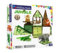 Magna-Tiles Jungle Animals 25 Piece Set, The Original Magnetic Building Tiles For Creative Open-Ended Play, Educational Toys For Children Ages 3 Years