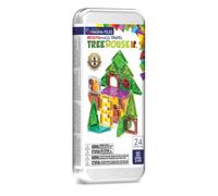 Magna-Tiles microMAGS 24-Piece Spring Treehouse Travel Set, The Original Magnetic Building Brand
