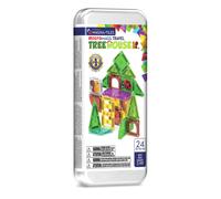Magna-Tiles microMAGS 24-Piece Spring Treehouse Travel Set, The Original Magnetic Building Brand