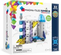 Magna-Tiles Space 32-Piece Magnetic Construction Set, The Original Magnetic Bui