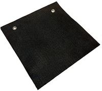 MAGNA TOOLS 12" x 12" Carbonized Felt Pad for Welding, Heat Protection, Sparks Protection, Flame Protection, Torch Protector, Welding Blanket with Grommets Made in USA