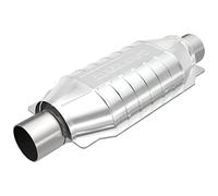 MagnaFlow Universal Catalytic Converter Standard Grade Federal/EPA Compliant 94006 - Stainless Steel 2.5in Inlet/Outlet Diameter, 16in Overall Length, No O2 Sensor - Standard Grade Replacement
