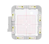 MagnaHoop Magnetic Embroidery Hoop for Husqvarna Viking Designer Diamond Deluxe Ruby Royale Topaz Pfaff Creative Sensation Vision, Metal Magnet Embroidery Machine Sash Frame (4.7x4.7-PA202MK)