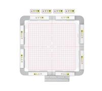 MagnaHoop Magnetic Hoop for Brother XV8500D/8550D,XE1/XE2/XJ1/XJ2,XP1/XP2/XP3,Babylock Destiny (BLDY), Metal Magnet Embroidery Machine Sash Frame (9.5x9.5 EF97MK)